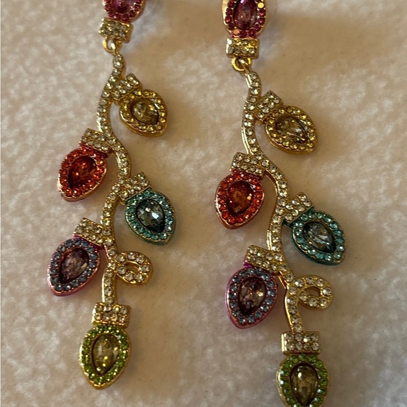 Colorful Fashion Gemstone Drop Earrings - Picture 1 of 1